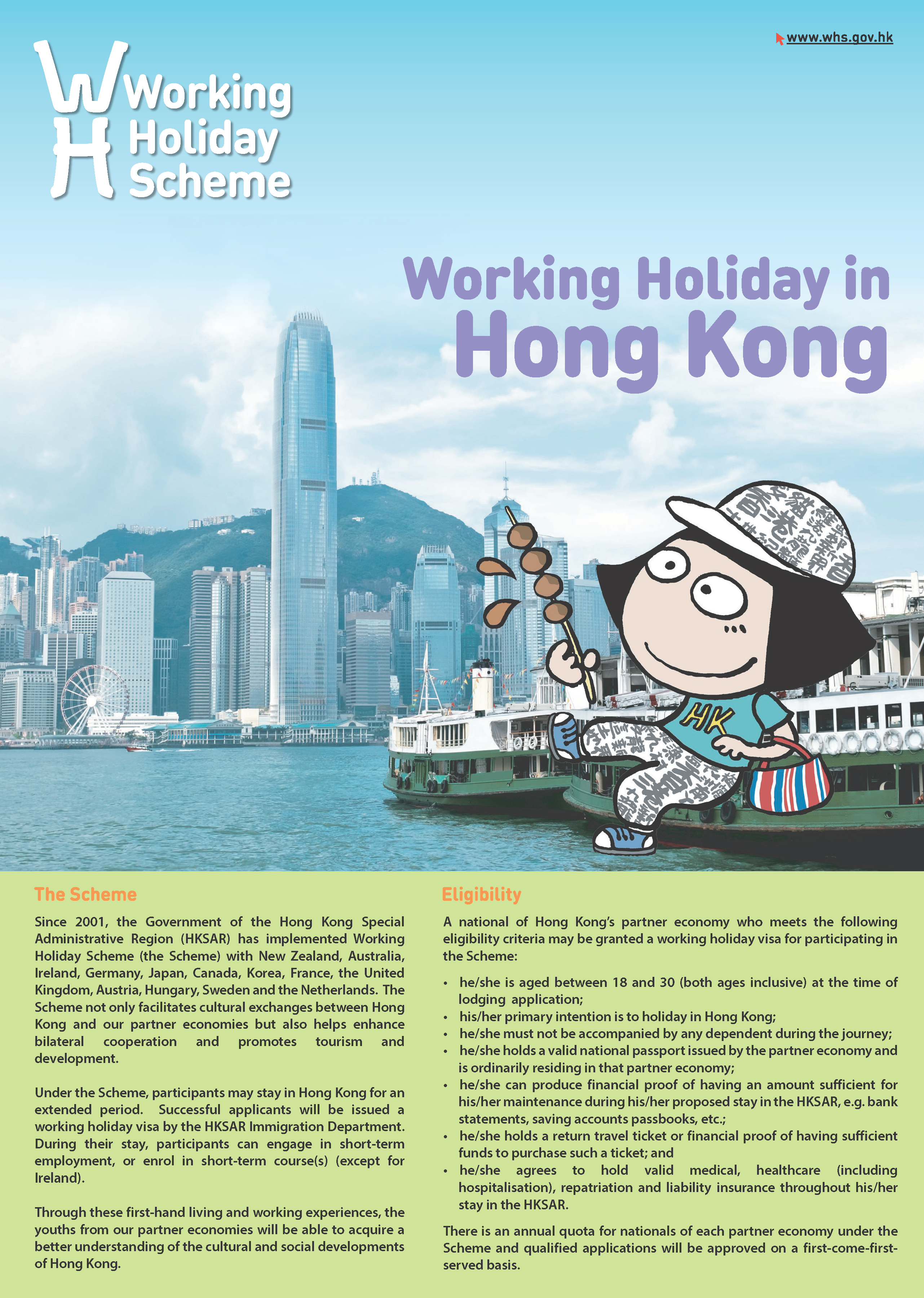 Working Holiday Scheme (PDF) (English version only) Working Holiday Scheme (PDF) (English version only)
